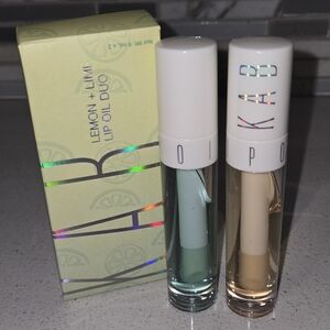 KAB COSMETICS Lemon & Lime Lip Oil Duo Lip Gloss Makeup